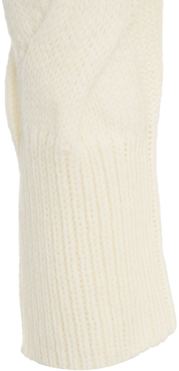 Liu Jo Cardigan with cable knit pattern Wit