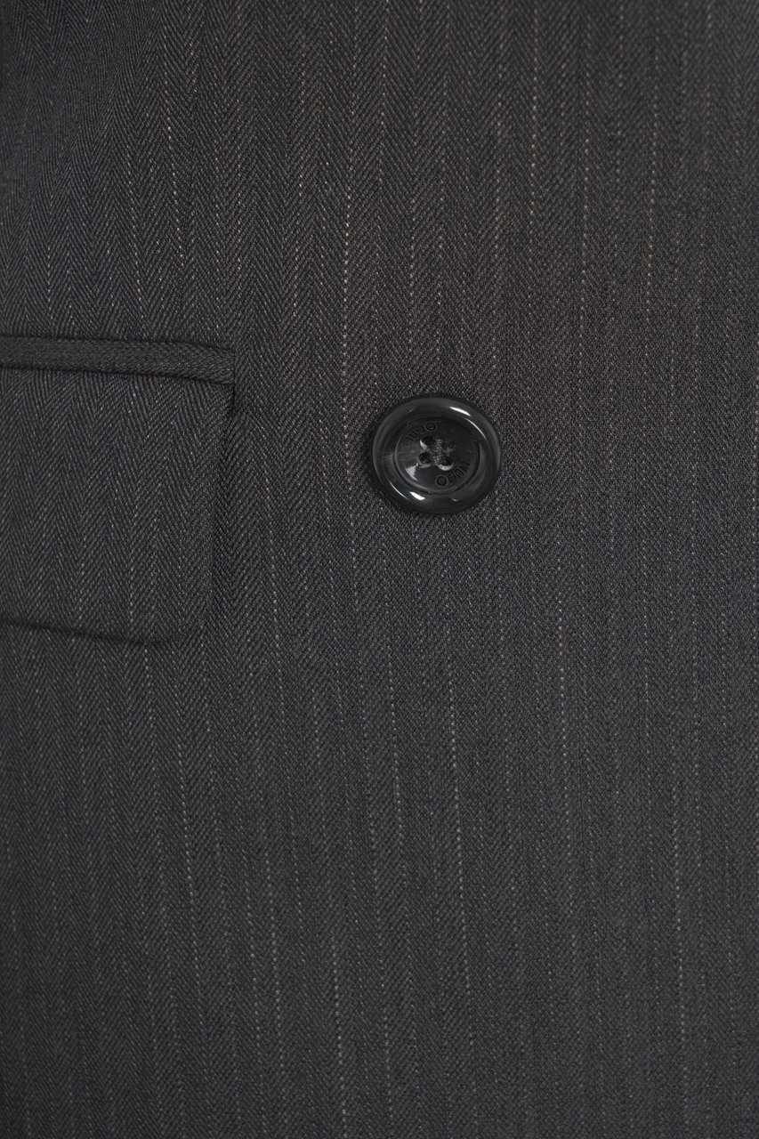 Liu Jo Pinstripe blazer Grijs