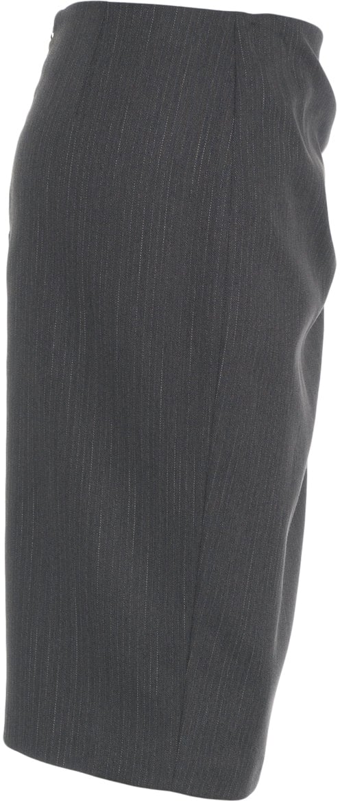 Liu Jo Pencil skirt with pinstripes Grijs