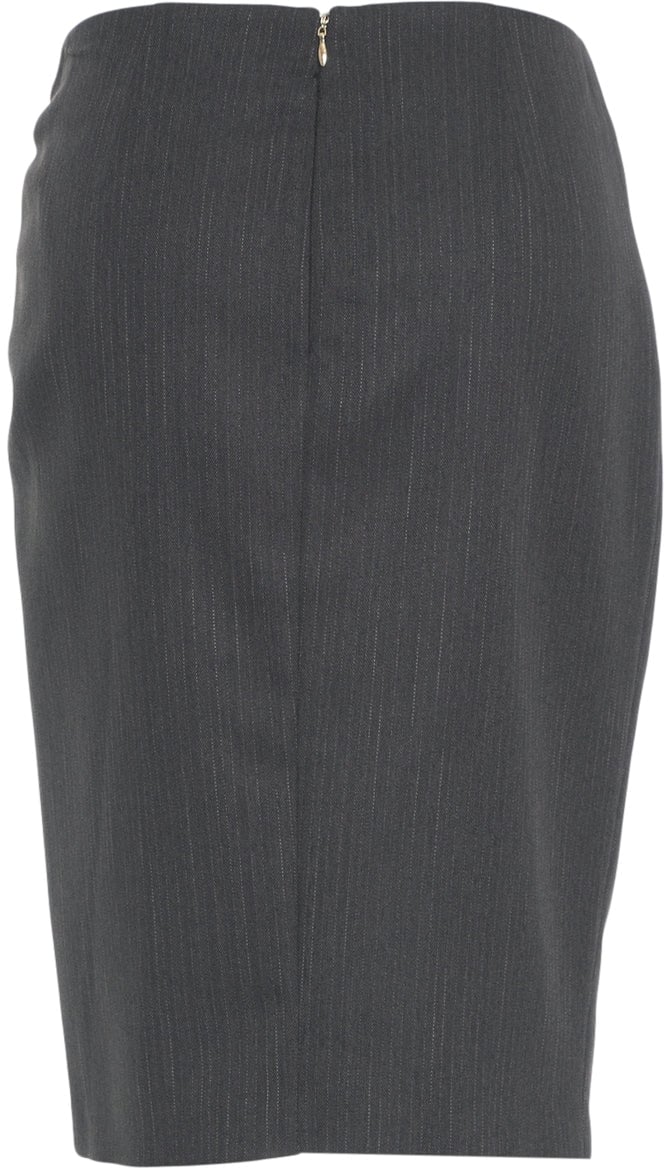 Liu Jo Pencil skirt with pinstripes Grijs