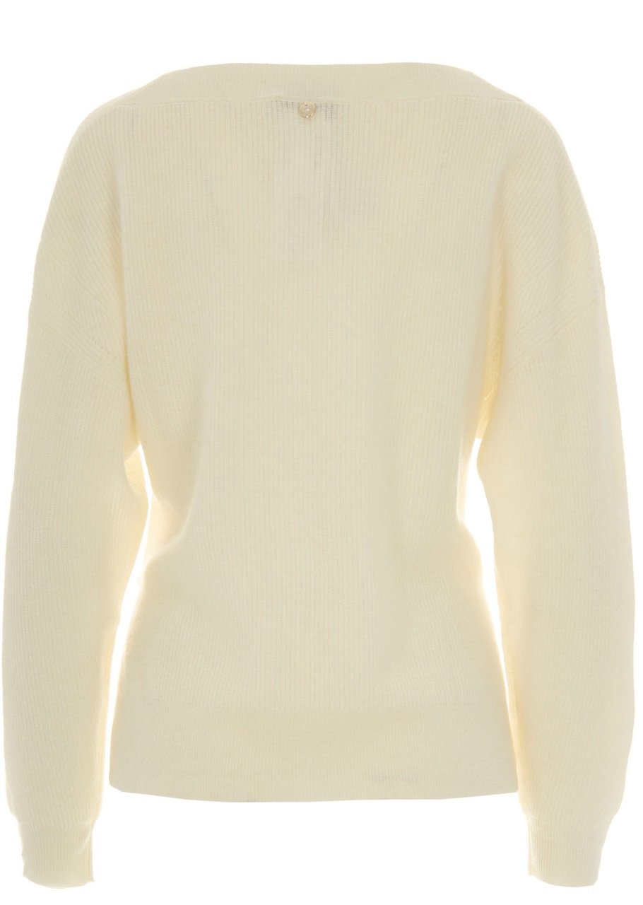 Liu Jo Sweaters Star White Wit