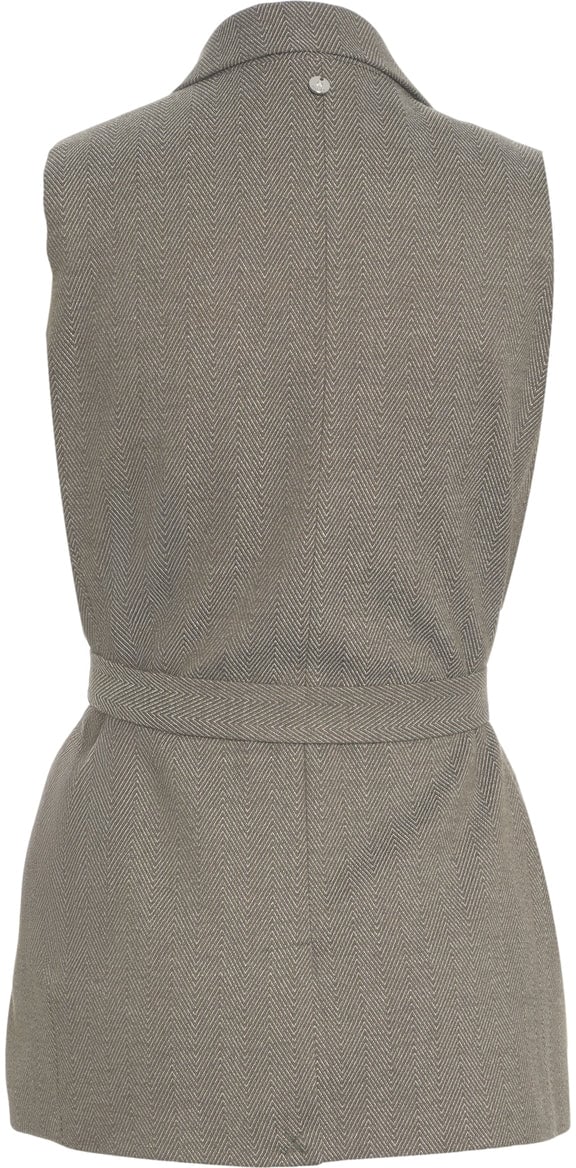 Liu Jo Vest with waist belt Bruin