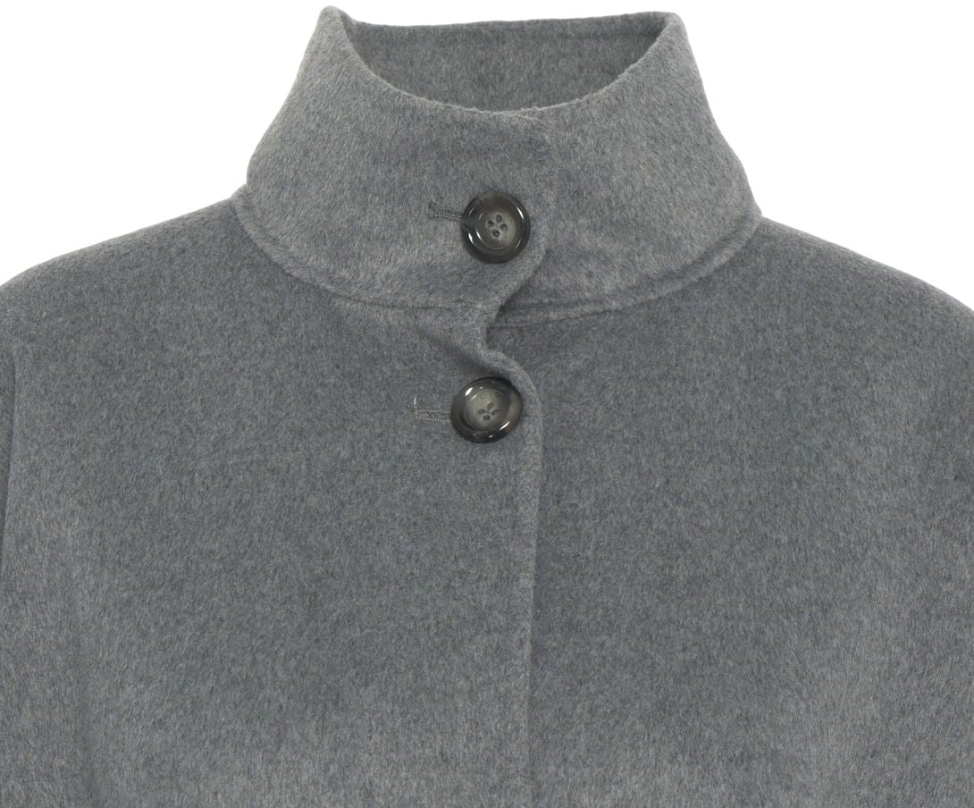 Liu Jo Wool coat with waist belt Beige