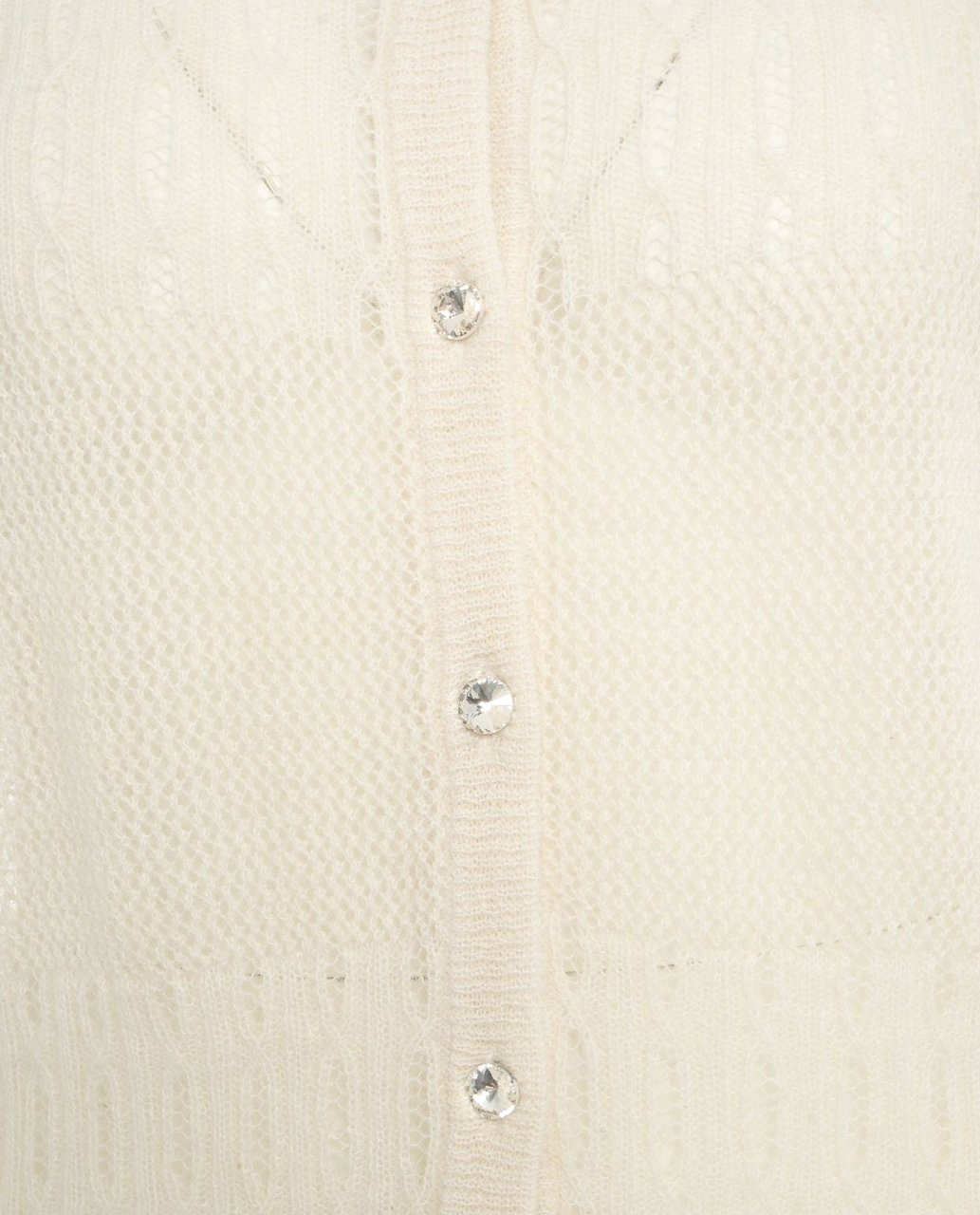 Liu Jo Lace crochet cardigan Wit