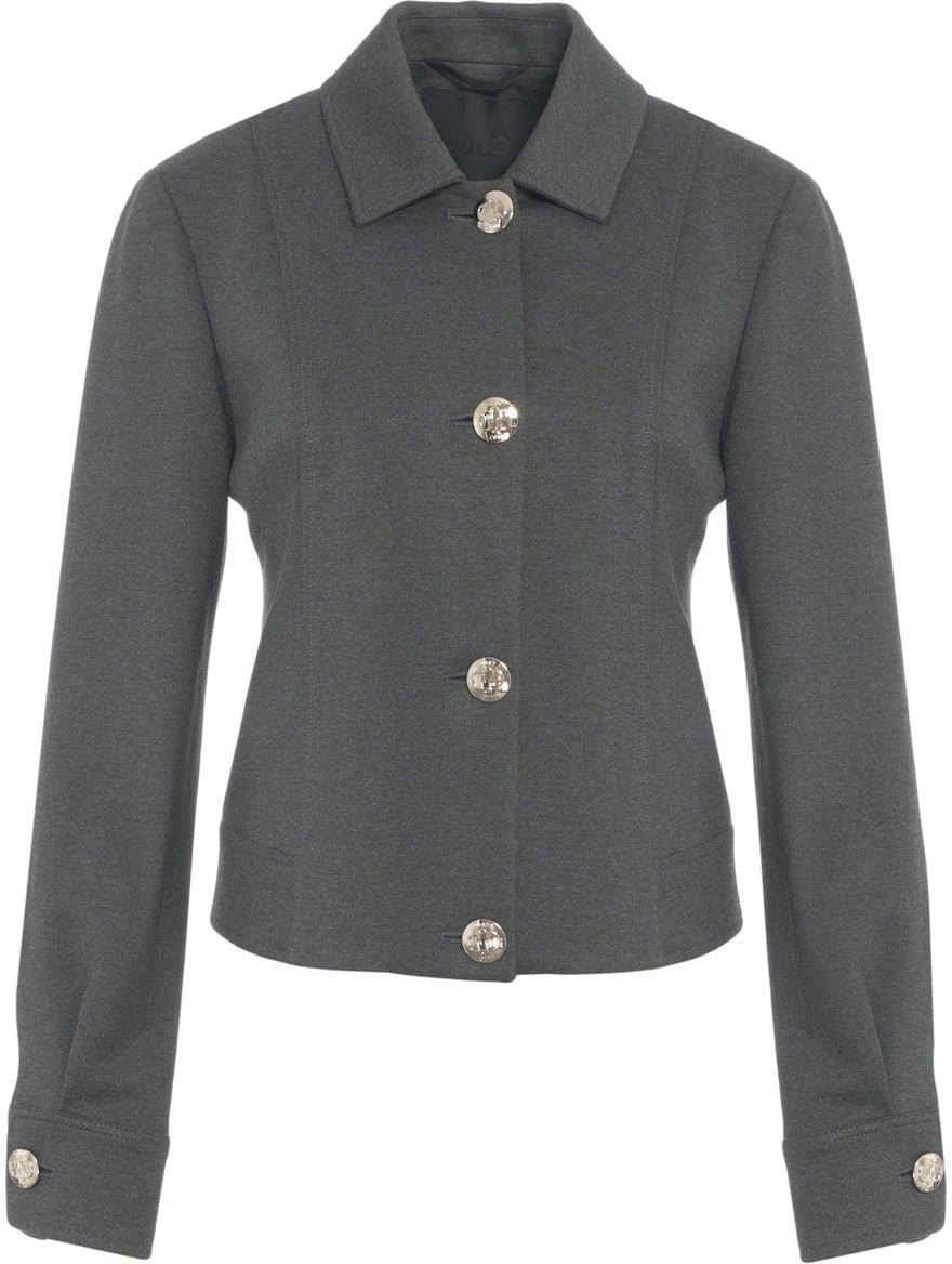 Liu Jo Jacket with decorative buttons Beige