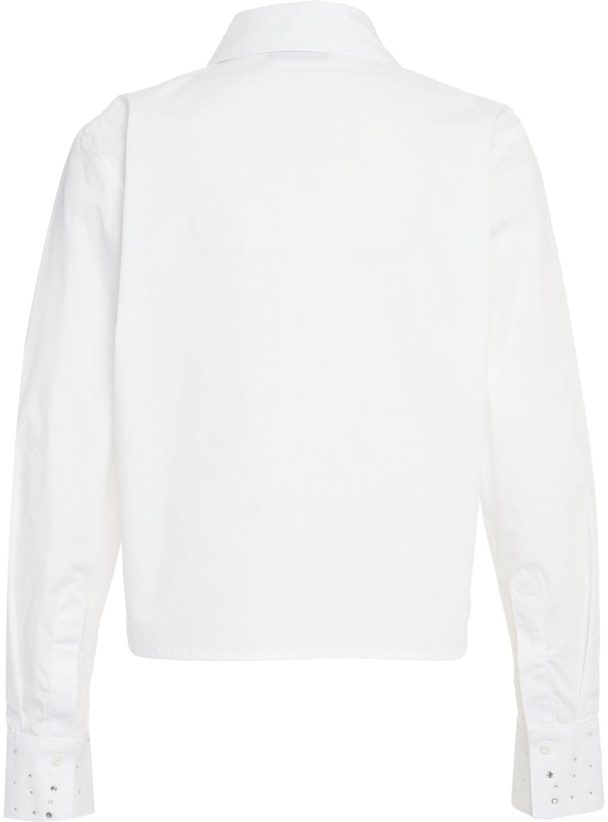 Liu Jo Blouse with rhinestone application Wit