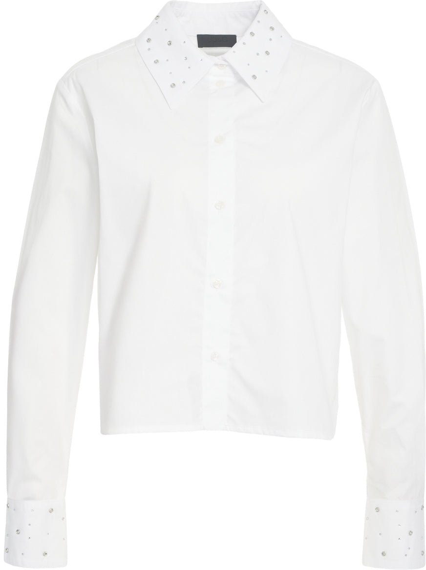 Liu Jo Blouse with rhinestone application Wit