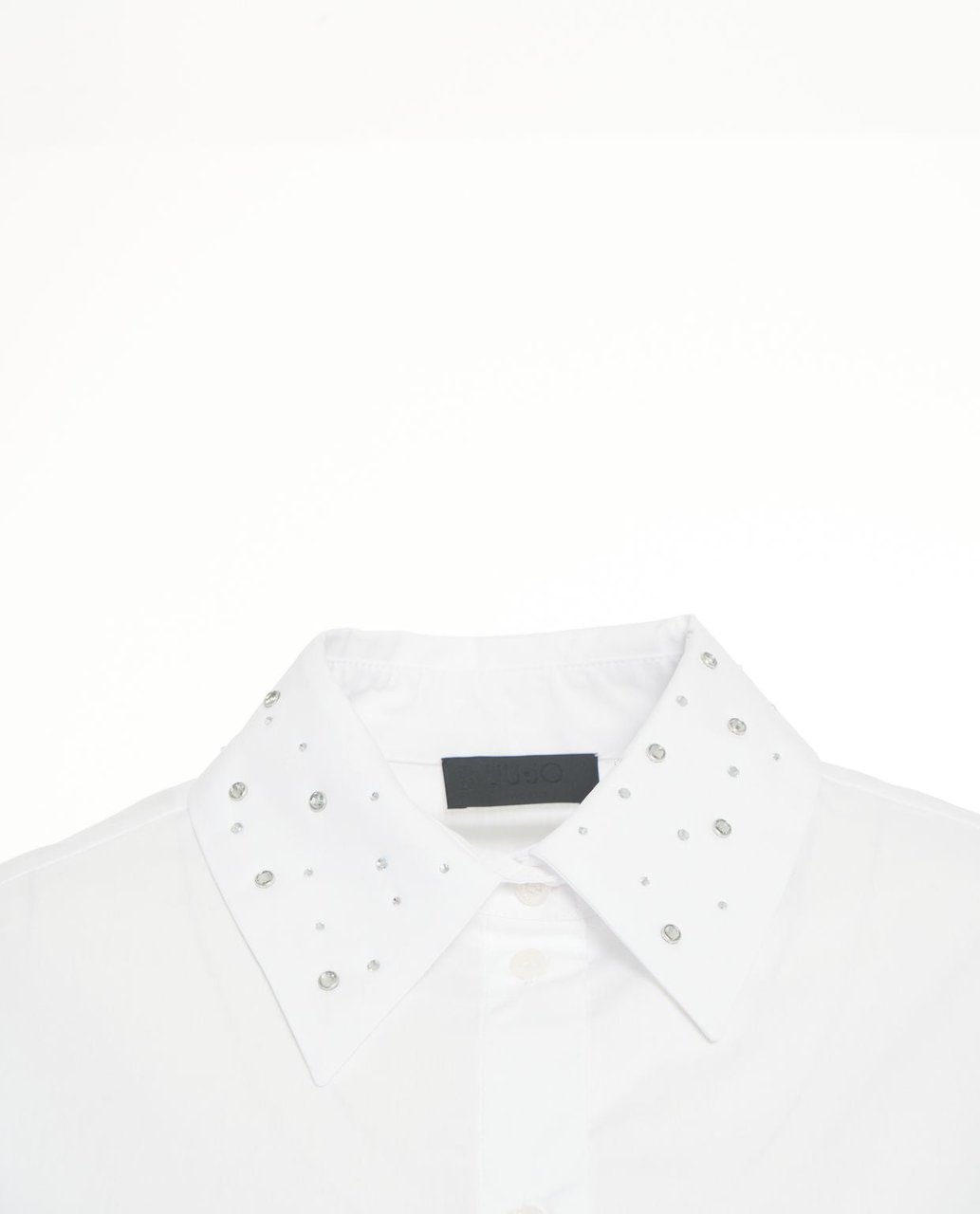 Liu Jo Blouse with rhinestone application Wit