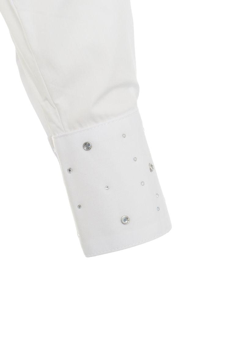 Liu Jo Blouse with rhinestone application Wit
