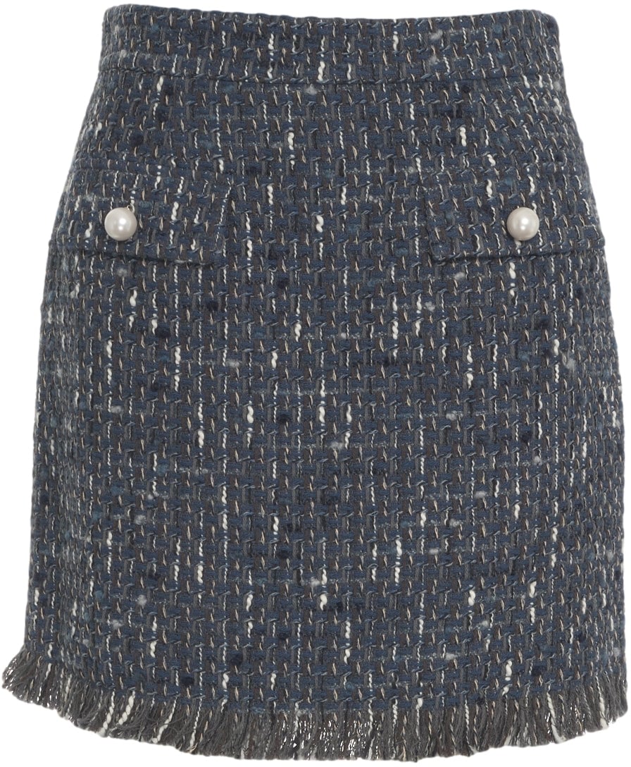 Liu Jo Bouclé miniskirt Blauw