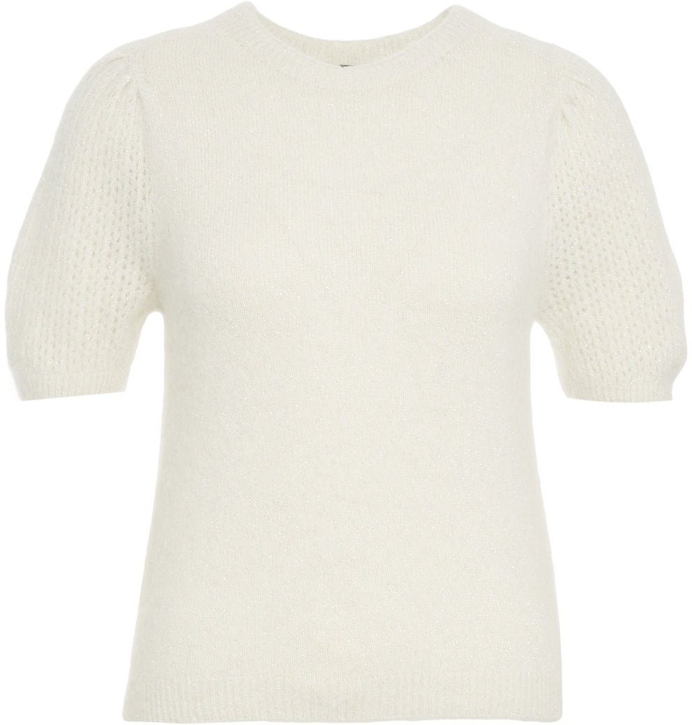 Liu Jo Pullover with puff sleeves Wit