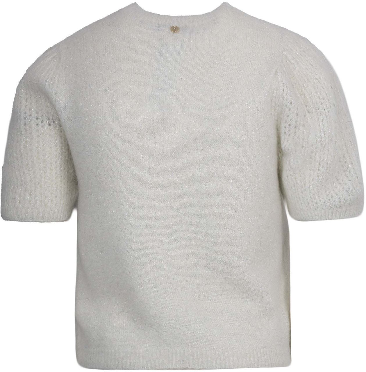Liu Jo Sweaters Star White Lux Wit