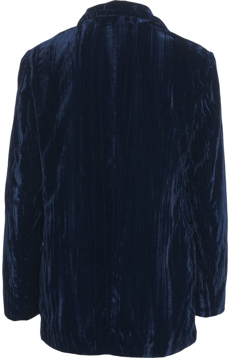 Liu Jo Velvet blazer Blauw