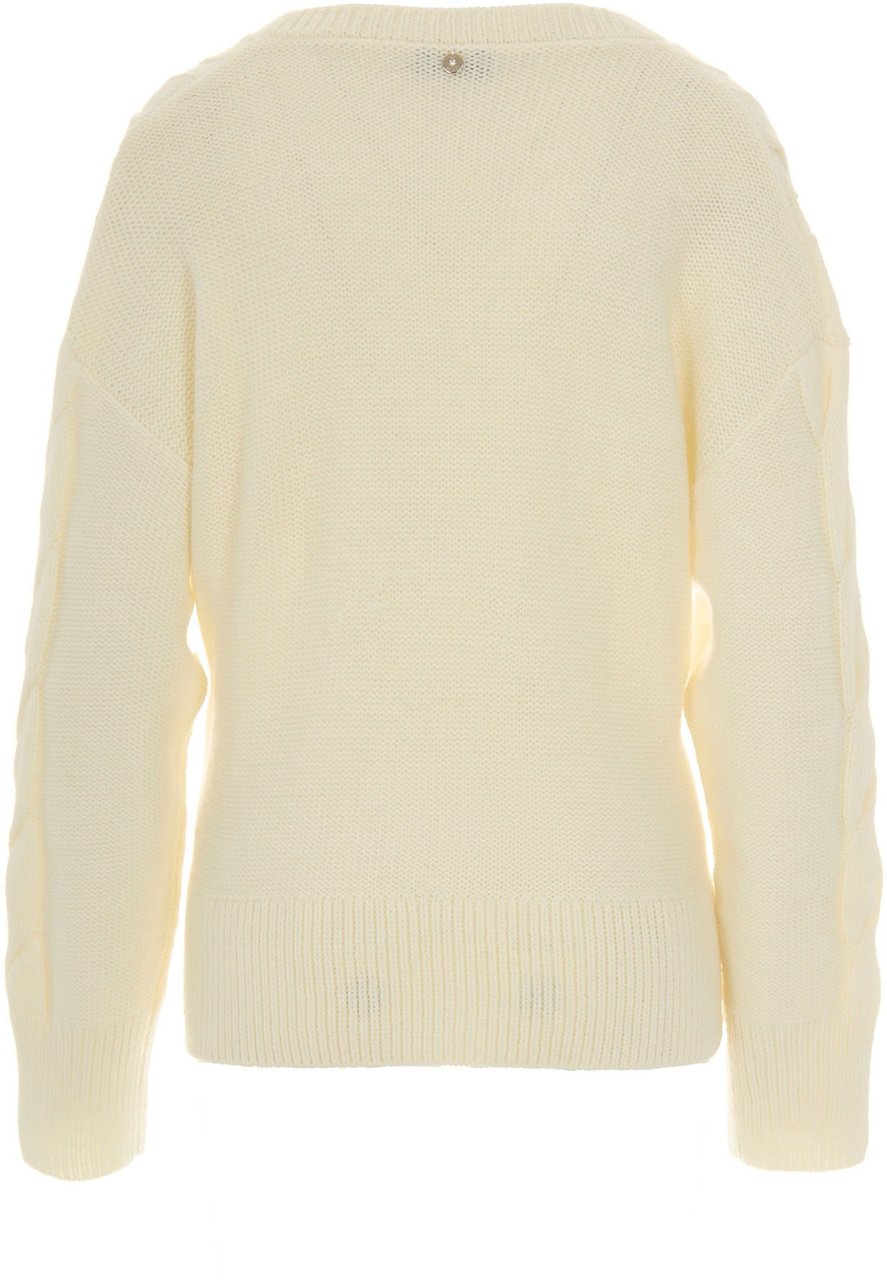 Liu Jo Sweaters Star White Wit