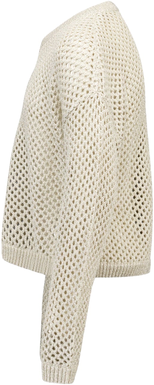 Liu Jo Liu Jo Kinder Meisjes Trui In Goud Metallic