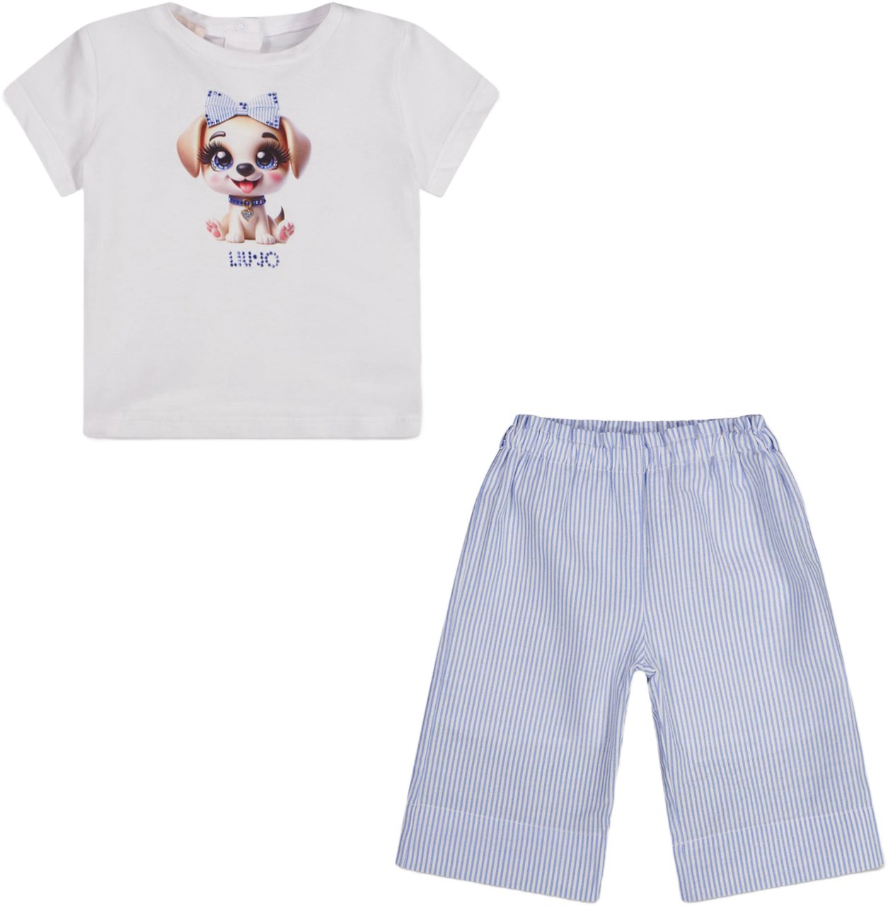 Liu Jo Liu Jo Baby Meisjes Setje In Licht Blauw Blauw