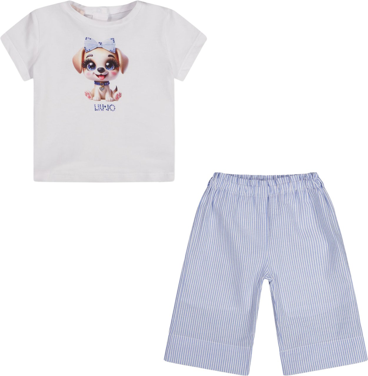 Liu Jo Baby Meisjes Setje In Licht Blauw Blauw
