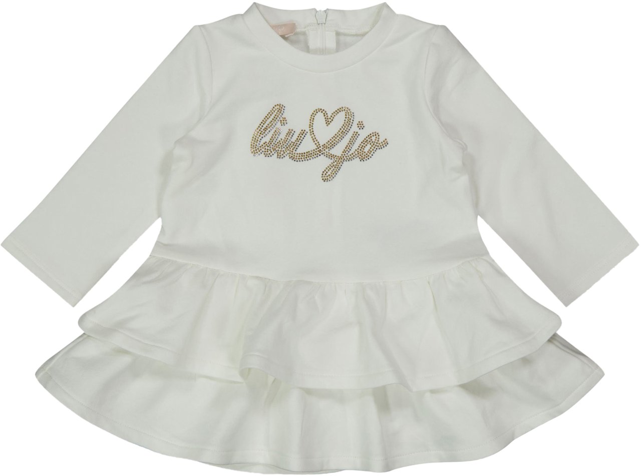 Liu Jo Liu Jo Baby Meisjes Jurk In Off White Wit