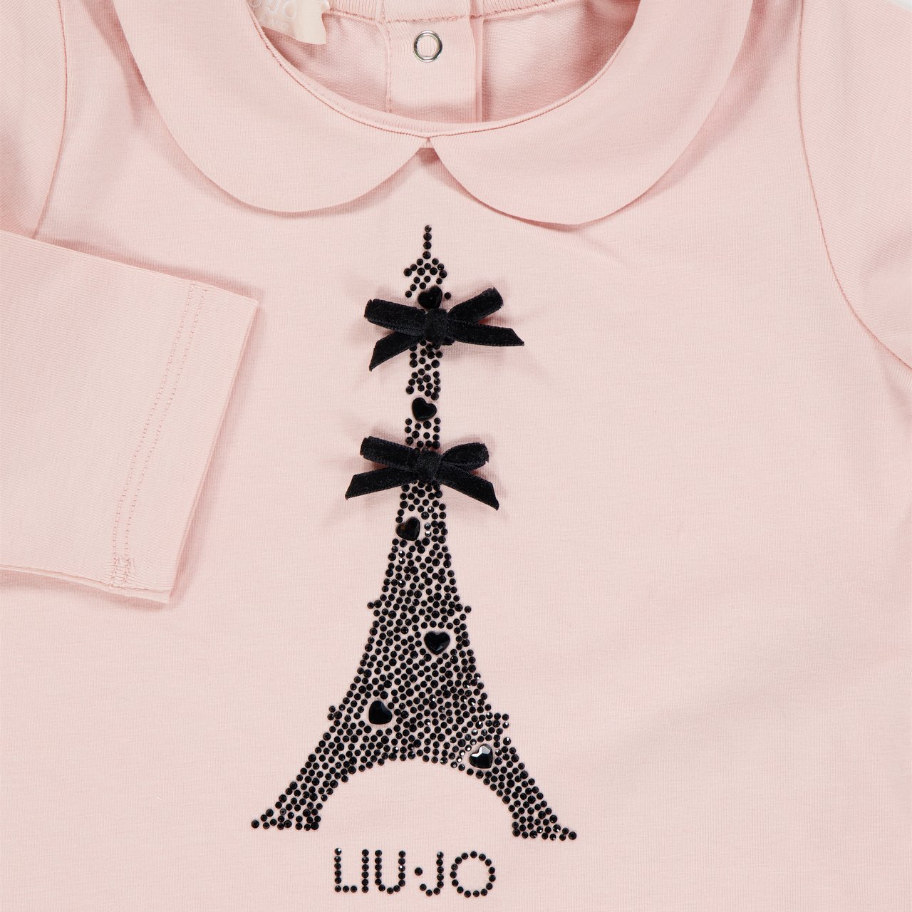 Liu Jo Liu Jo Baby Meisjes T-Shirt In Licht Roze Roze