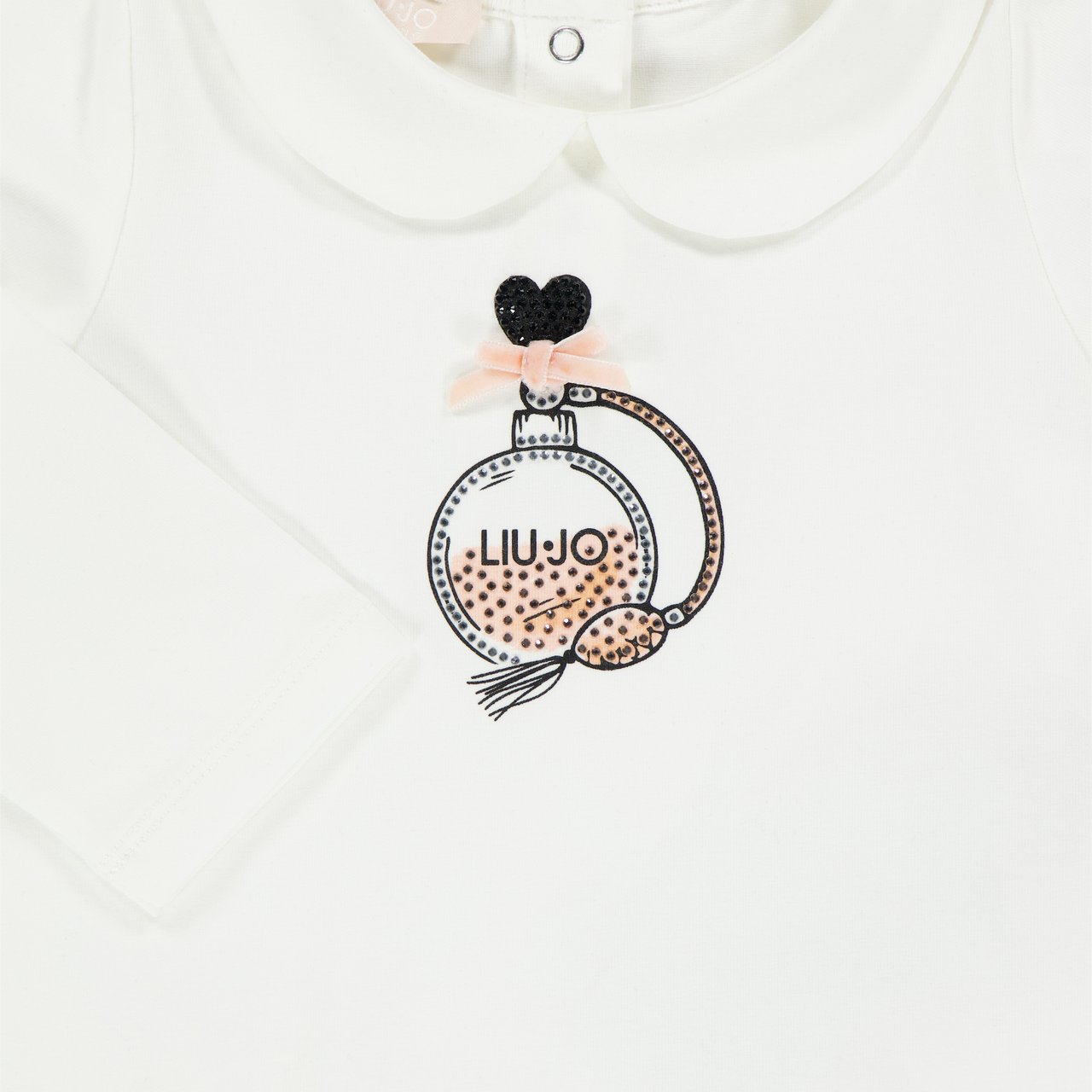 Liu Jo Liu Jo Baby Meisjes T-Shirt In Off White Wit