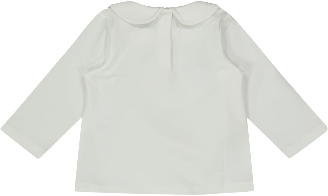 Liu Jo Liu Jo Baby Meisjes T-Shirt In Off White Wit