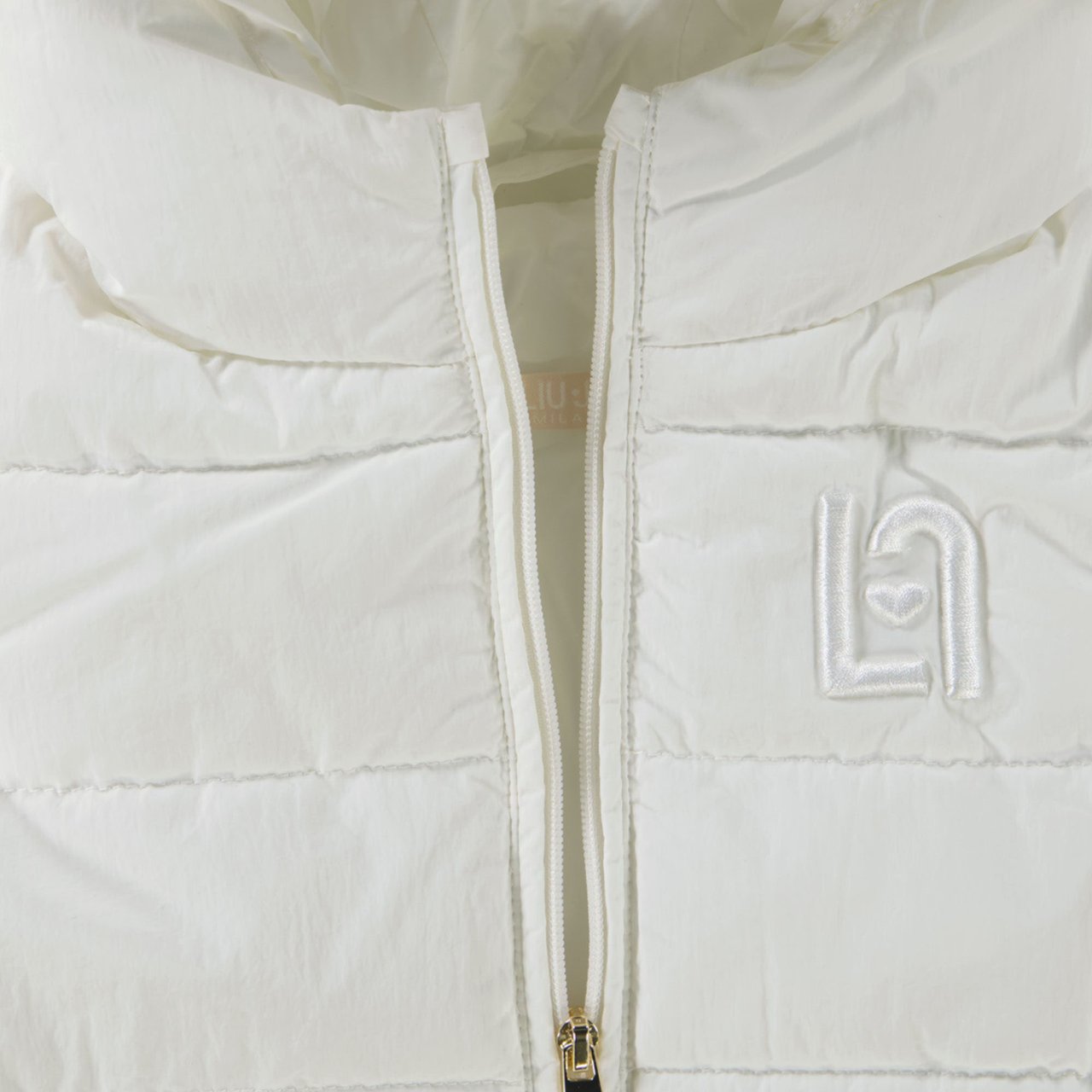 Liu Jo Liu Jo Baby Meisjes Winterjas In Off White Wit