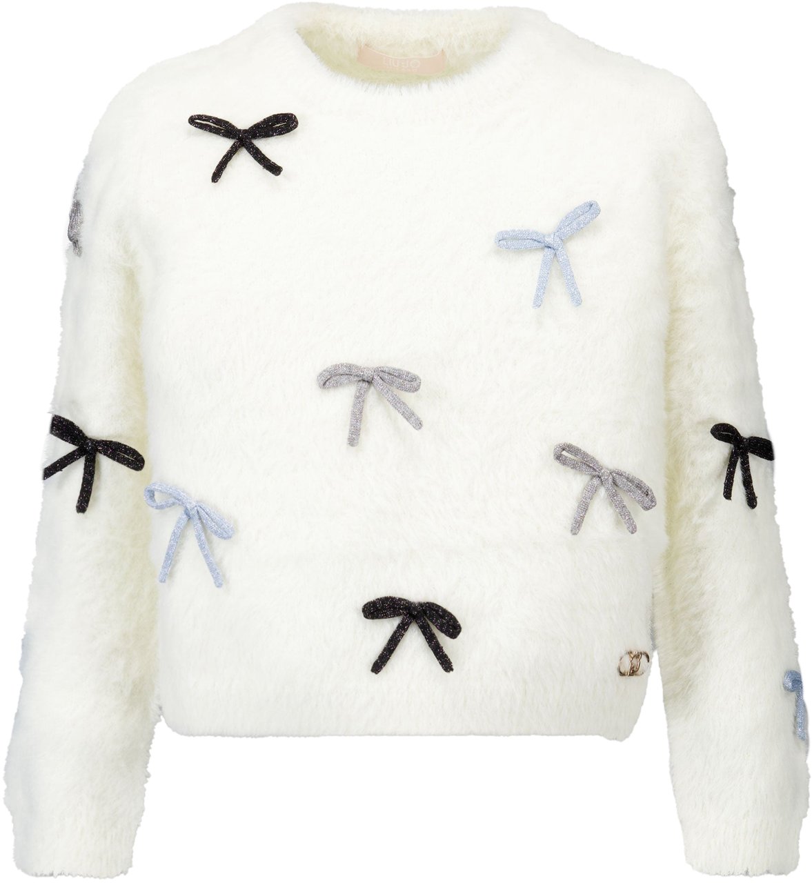 Liu Jo Liu Jo Kinder Meisjes Trui In Off White Wit