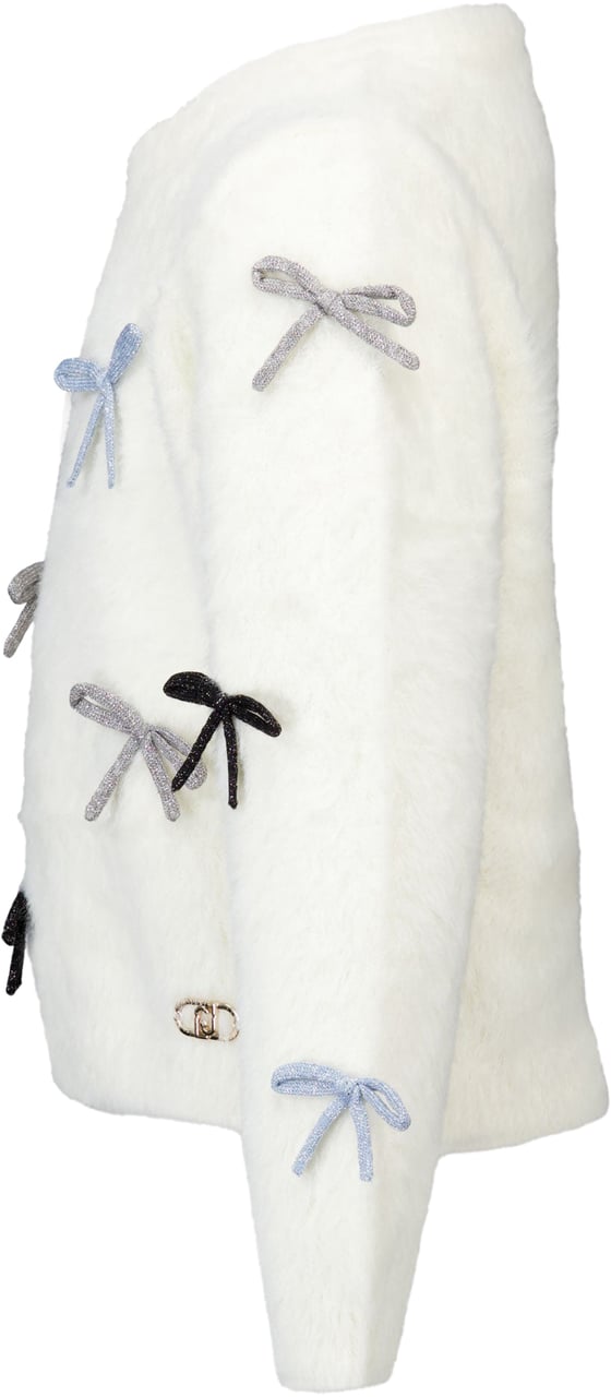 Liu Jo Liu Jo Kinder Meisjes Trui In Off White Wit