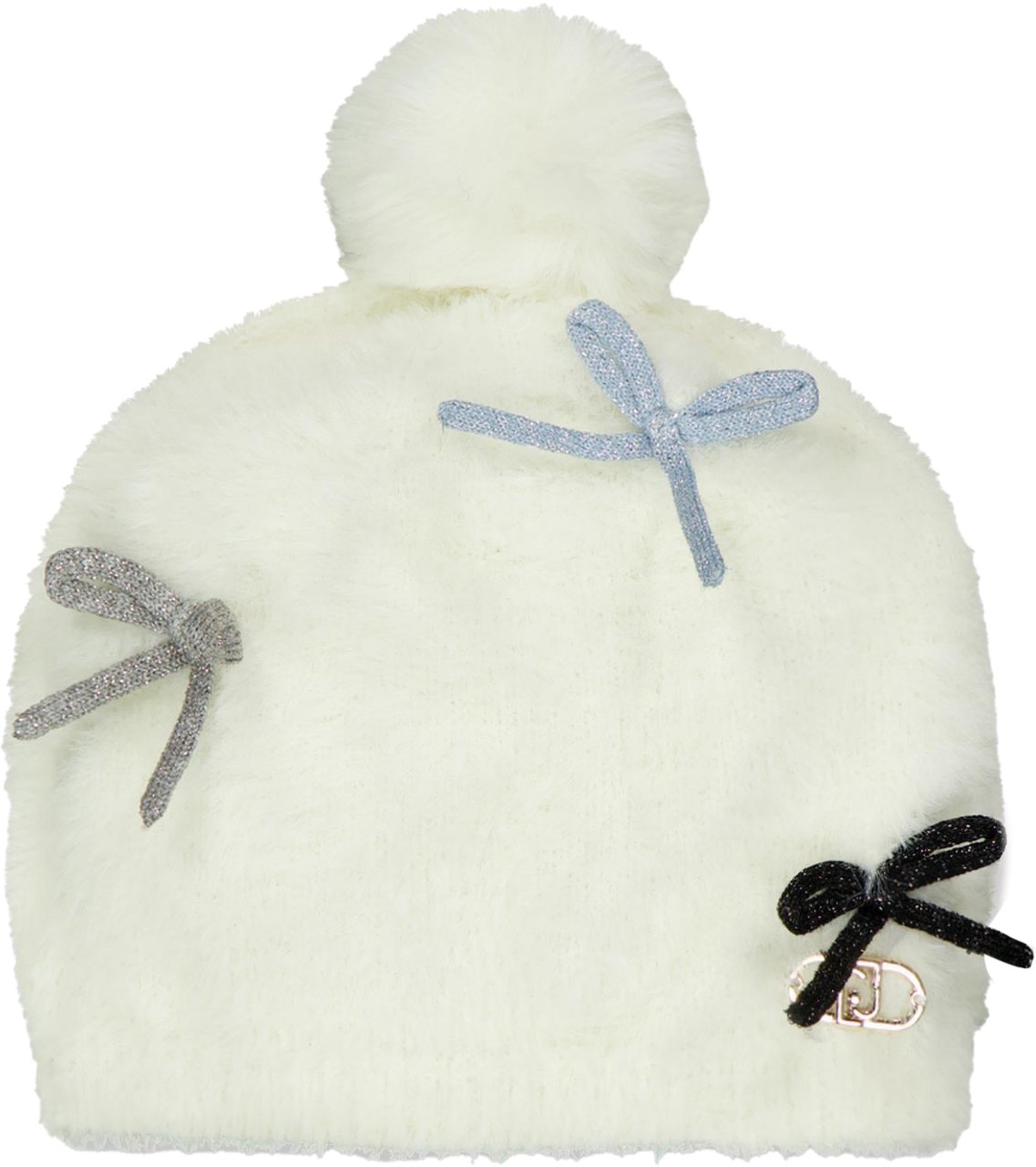 Liu Jo Liu Jo Kinder Meisjes Muts In Off White Wit