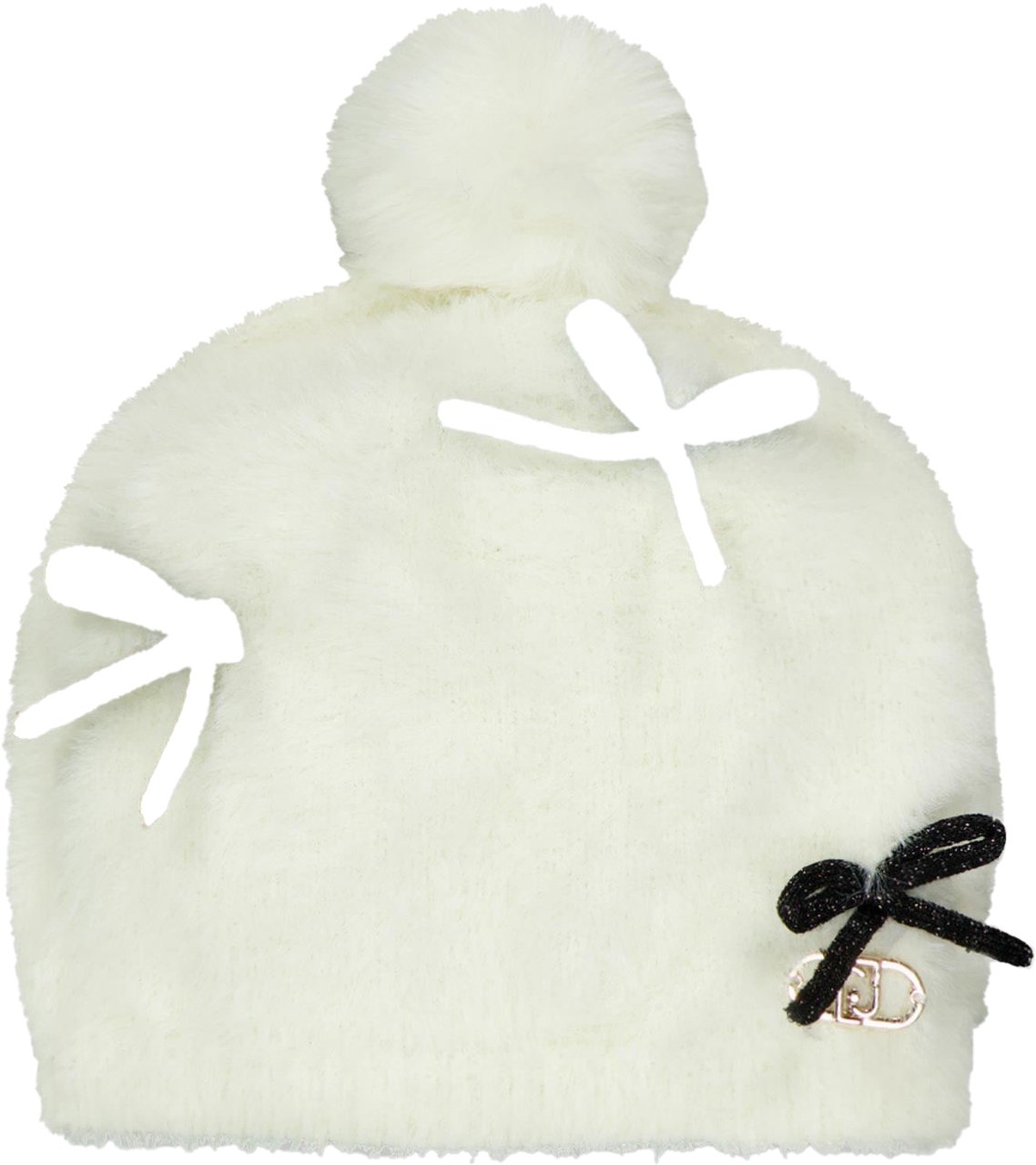 Liu Jo Liu Jo Kinder Meisjes Muts In Off White Wit