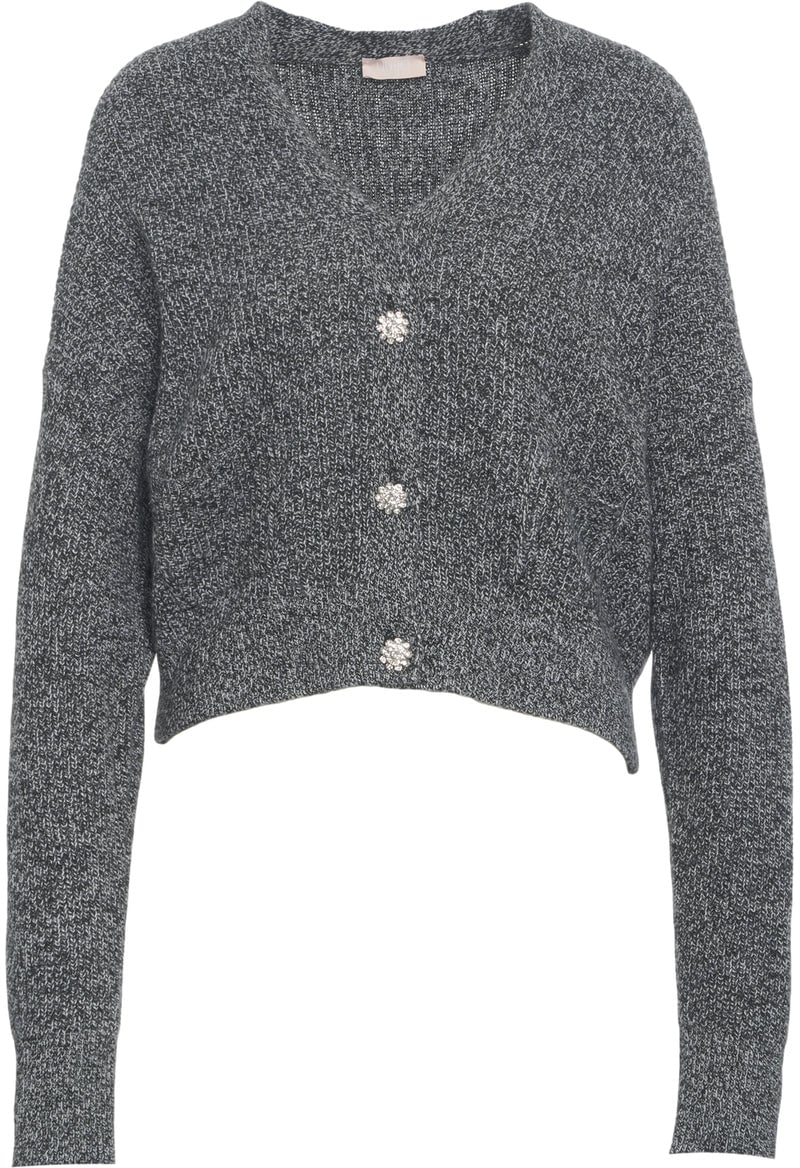 Liu Jo Cardigan with decorative buttons Beige