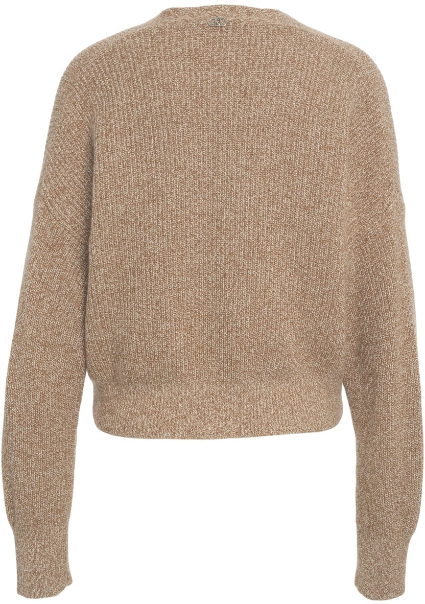 Liu Jo Cardigan with decorative buttons Beige