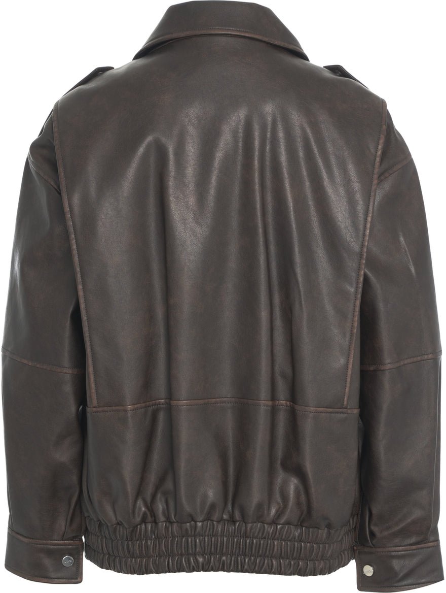 Liu Jo Faux leather jacket Bruin