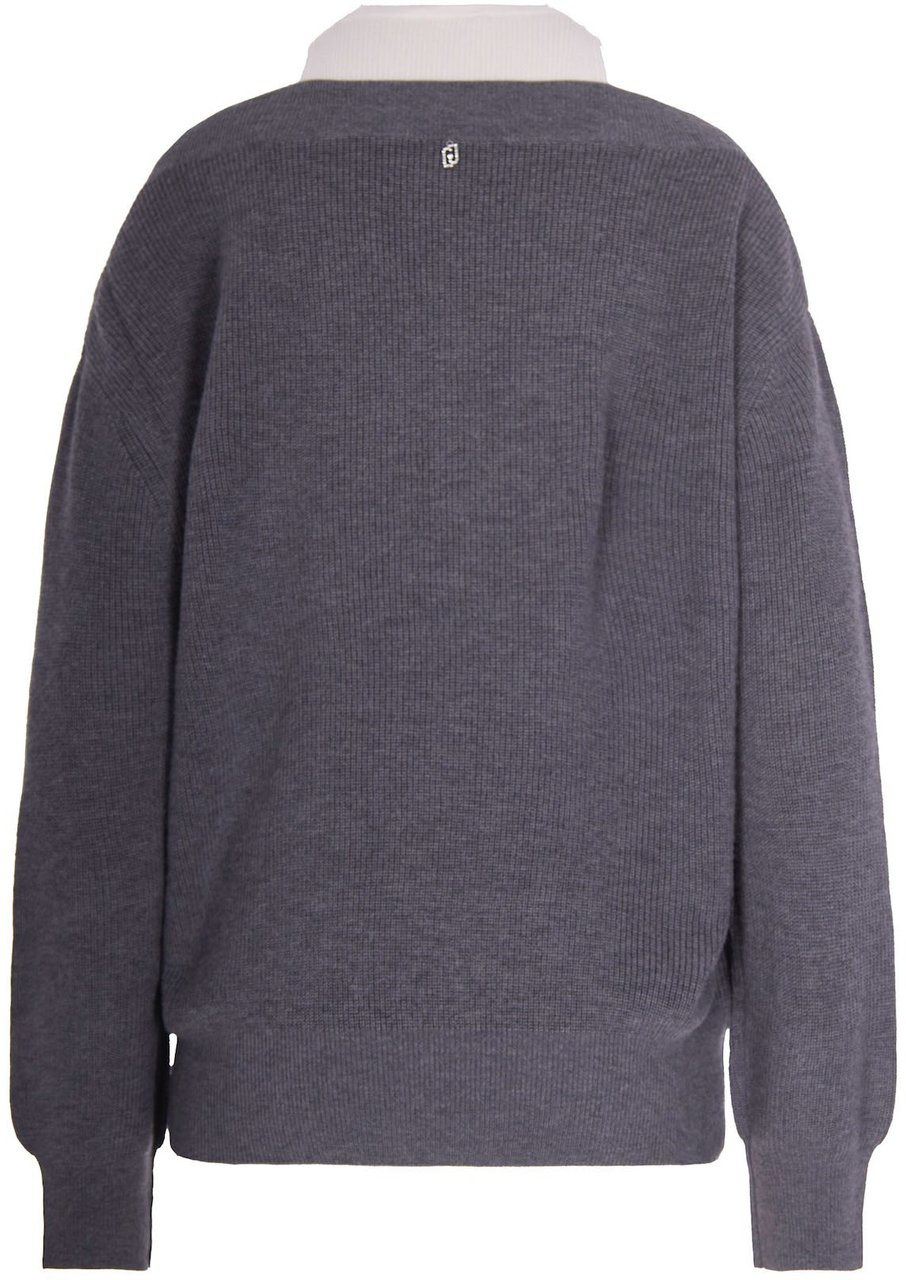 Liu Jo Sweaters Grigio Mmbco Otti Grijs