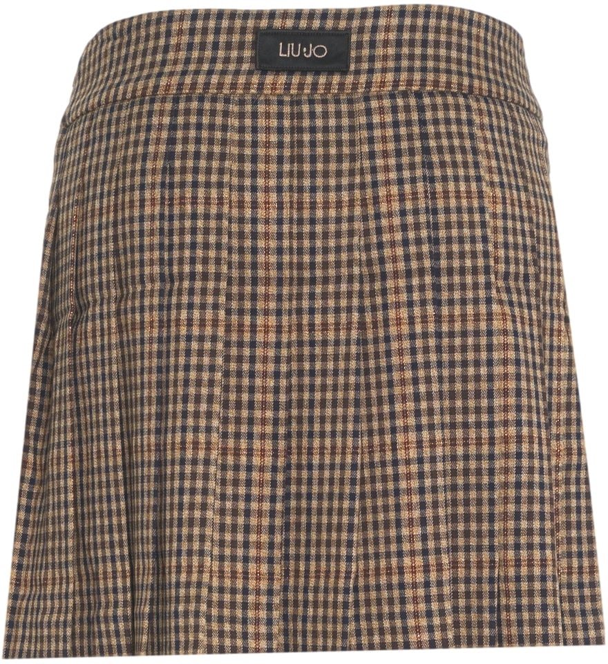 Liu Jo Pleated skirt Bruin