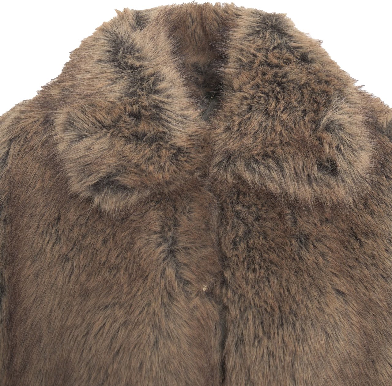 Liu Jo Coat made of faux fur Bruin