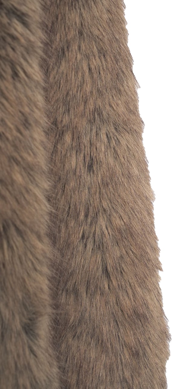 Liu Jo Coat made of faux fur Bruin
