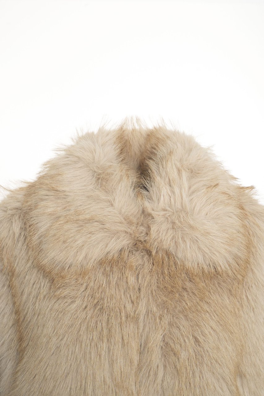 Liu Jo Cappotto in ecopelliccia Beige