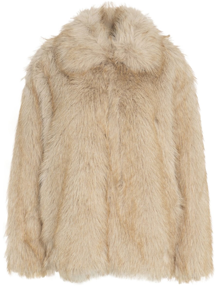 Liu Jo Cappotto in ecopelliccia Beige