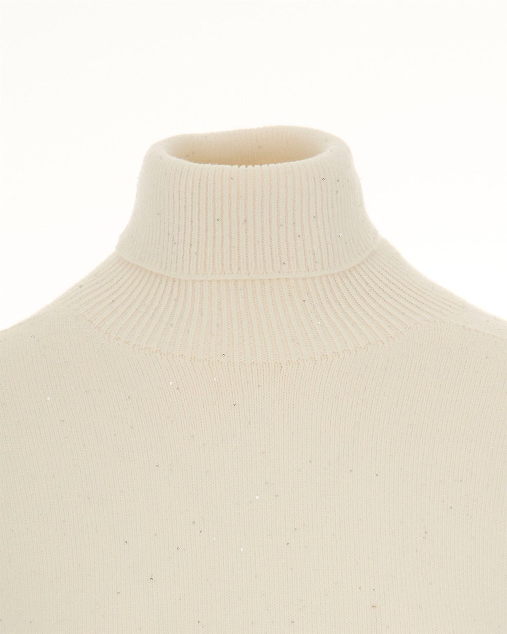 Liu Jo Sweaters Bianco Lana Met Wit