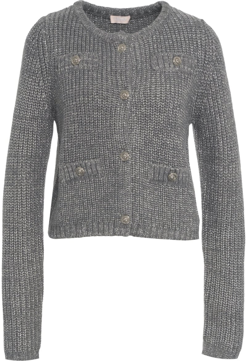Liu Jo Lurex cardigan Beige