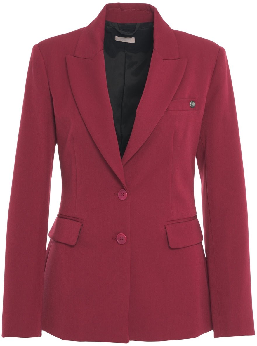 Liu Jo Single-breasted blazer Rood