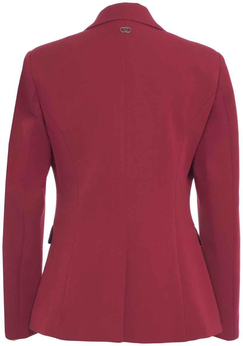 Liu Jo Single-breasted blazer Rood