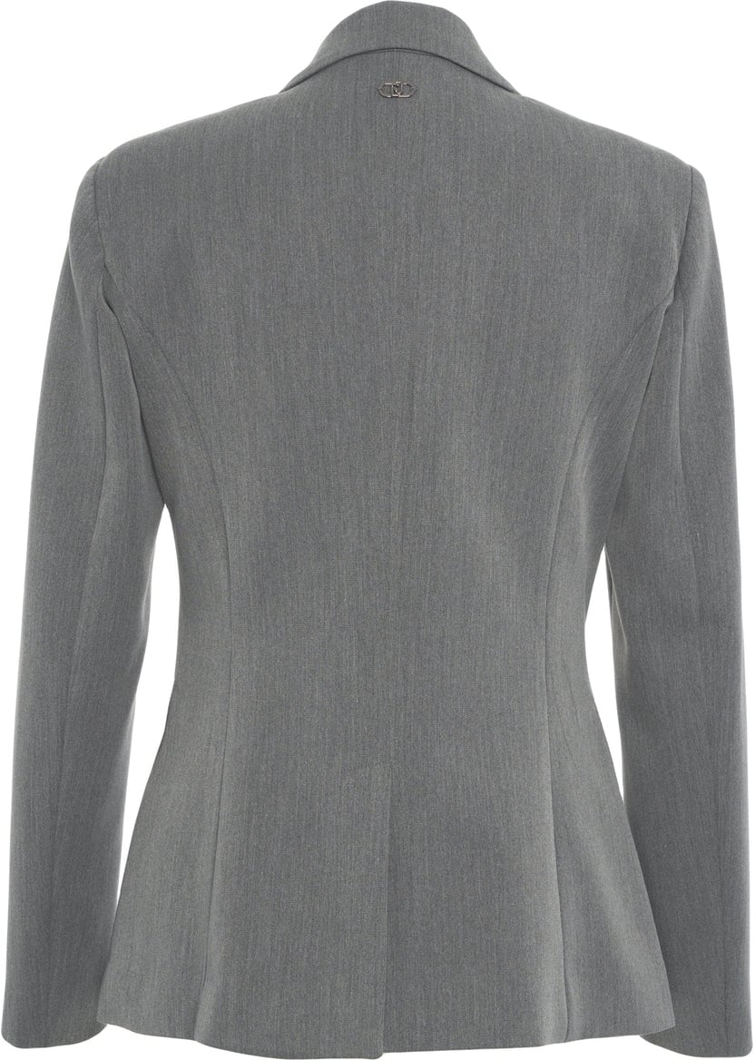 Liu Jo Single-breasted blazer Grijs