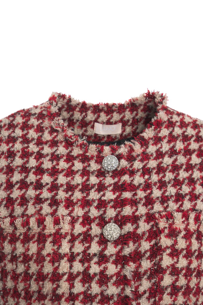 Liu Jo Bouclé jacket Rood