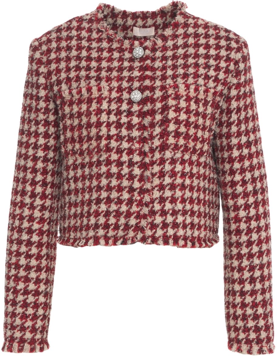 Liu Jo Bouclé jacket Rood