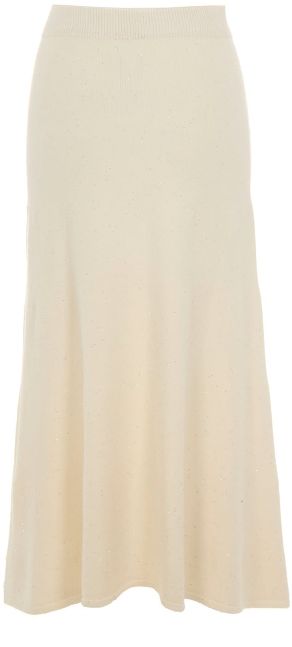 Liu Jo Skirts Bianco Lana Met Wit