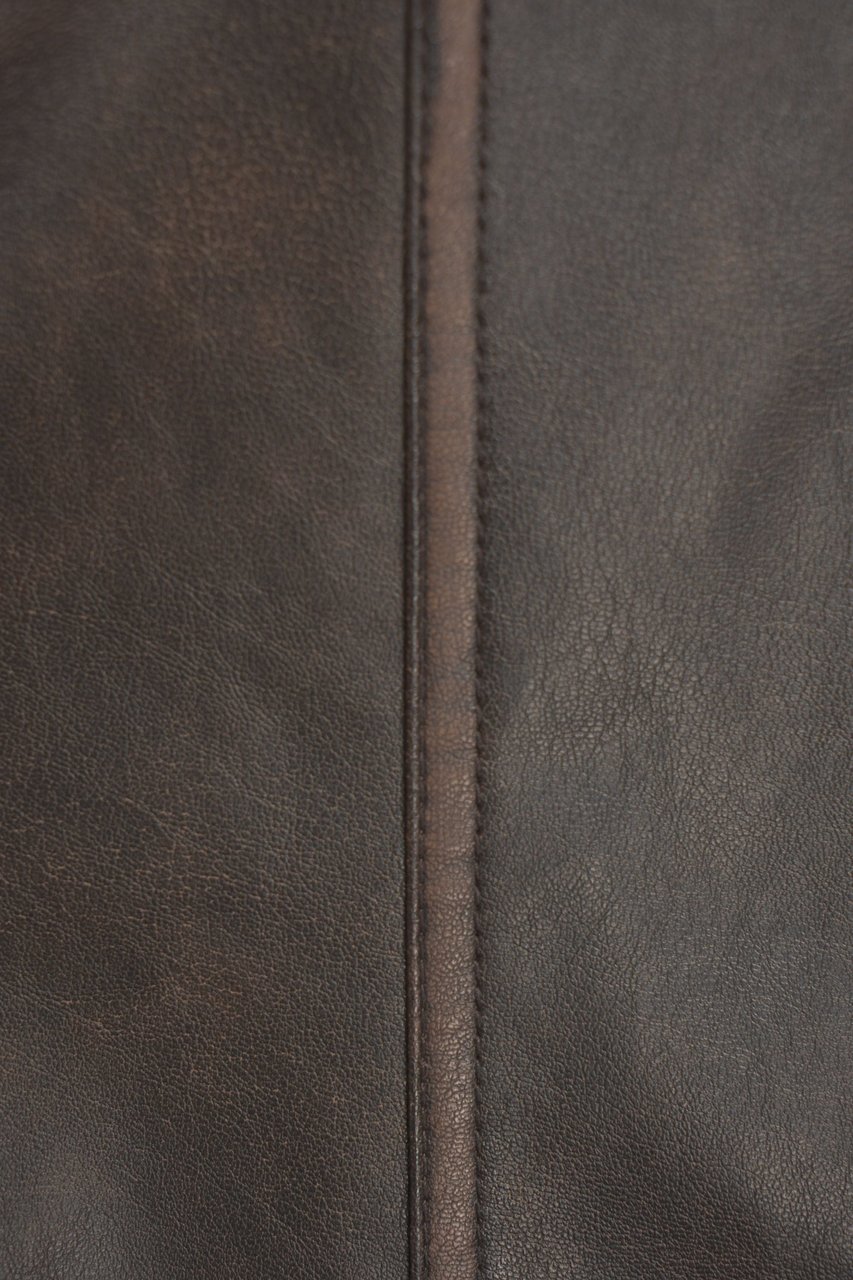 Liu Jo Mini dress made from faux leather Bruin