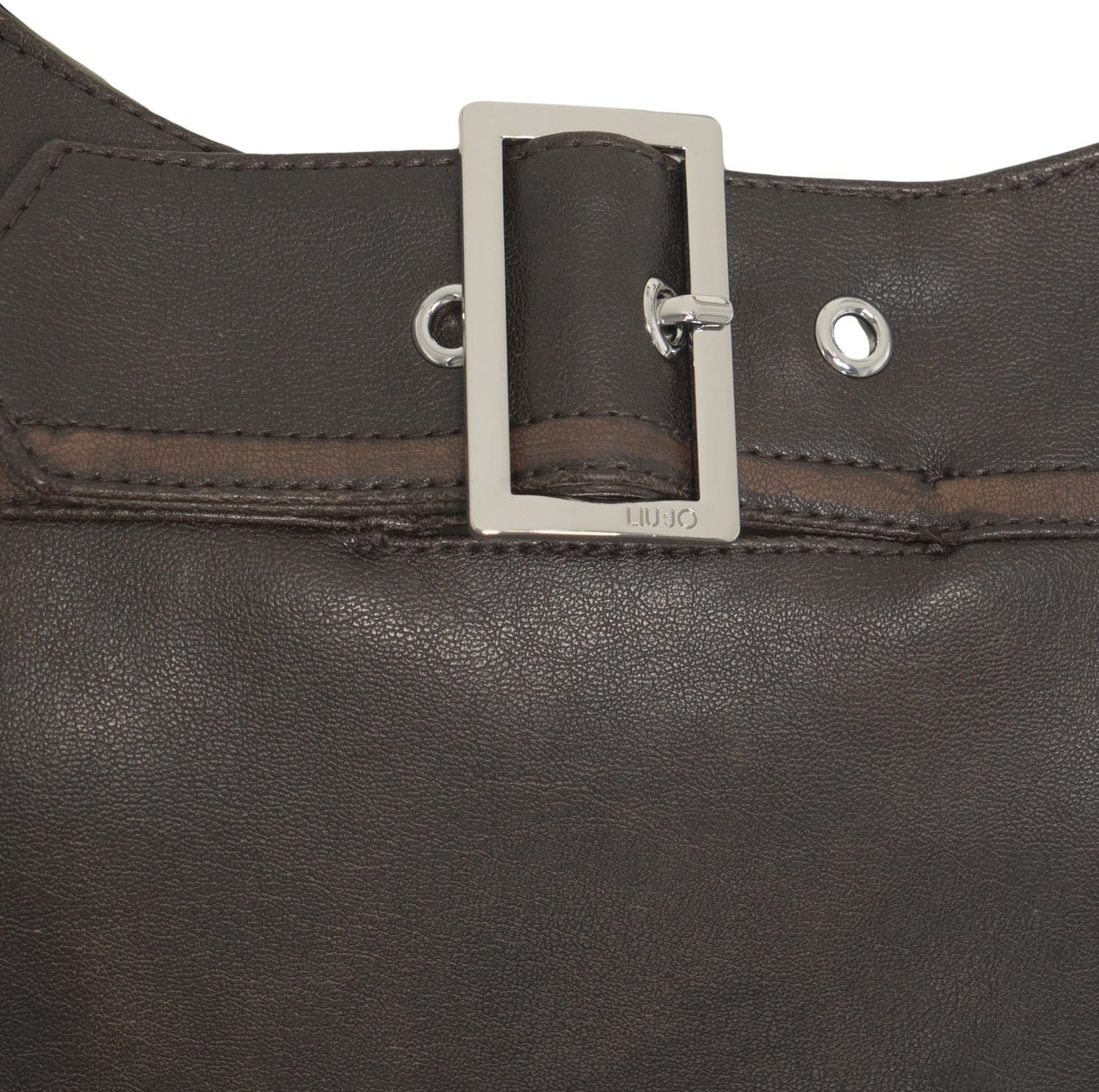 Liu Jo Mini dress made from faux leather Bruin