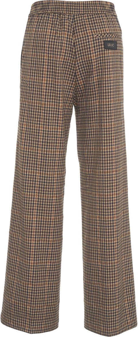 Liu Jo Palazzo trousers checked Bruin